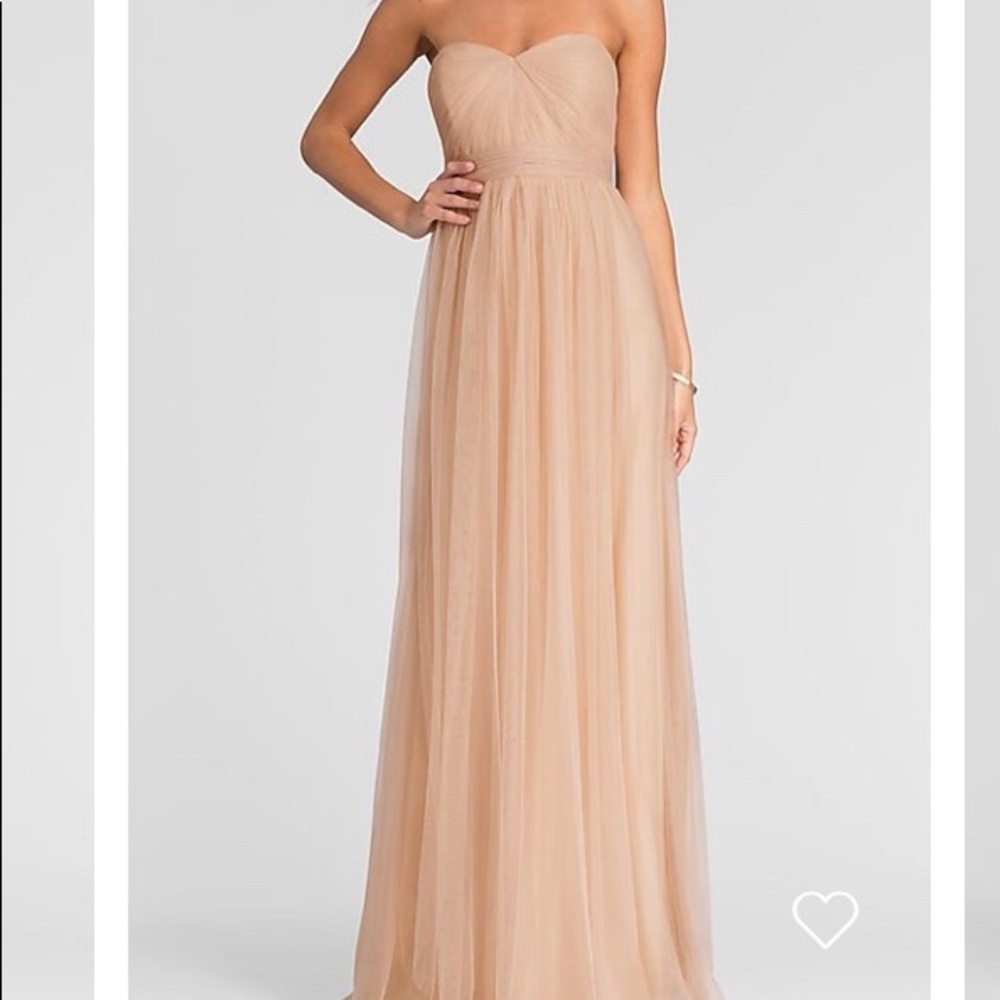 Jenny Yoo bridesmaid cameo pink Annabelle dress